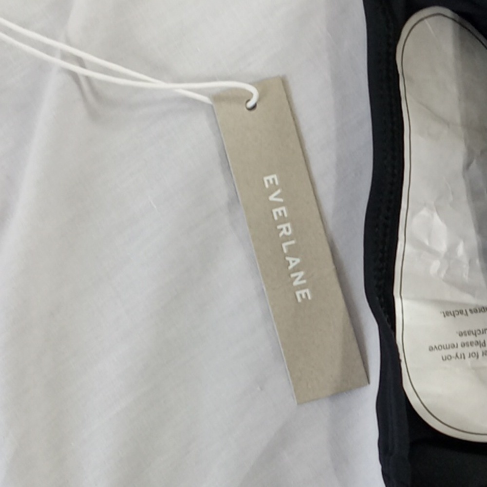 EVERLANE Bathing Suit SMALL Black Square Swimwear One Piece Resort Women New - Picture 5 of 5